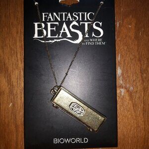 Brand new Fantastic Beasts and Where to Find Them Newt Scamander Locket Necklace